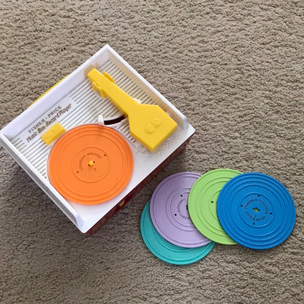 Fisher Price vintage replica record player.